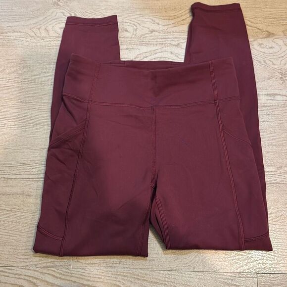 Lululemon Women's Invigorate High-Rise Tight 25" Dark Terracotta W5CQFS Sz 6 - Picture 1 of 6